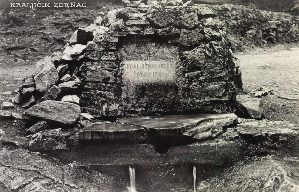 Sljeme. Kraljičin zdenac oko 1930. godine